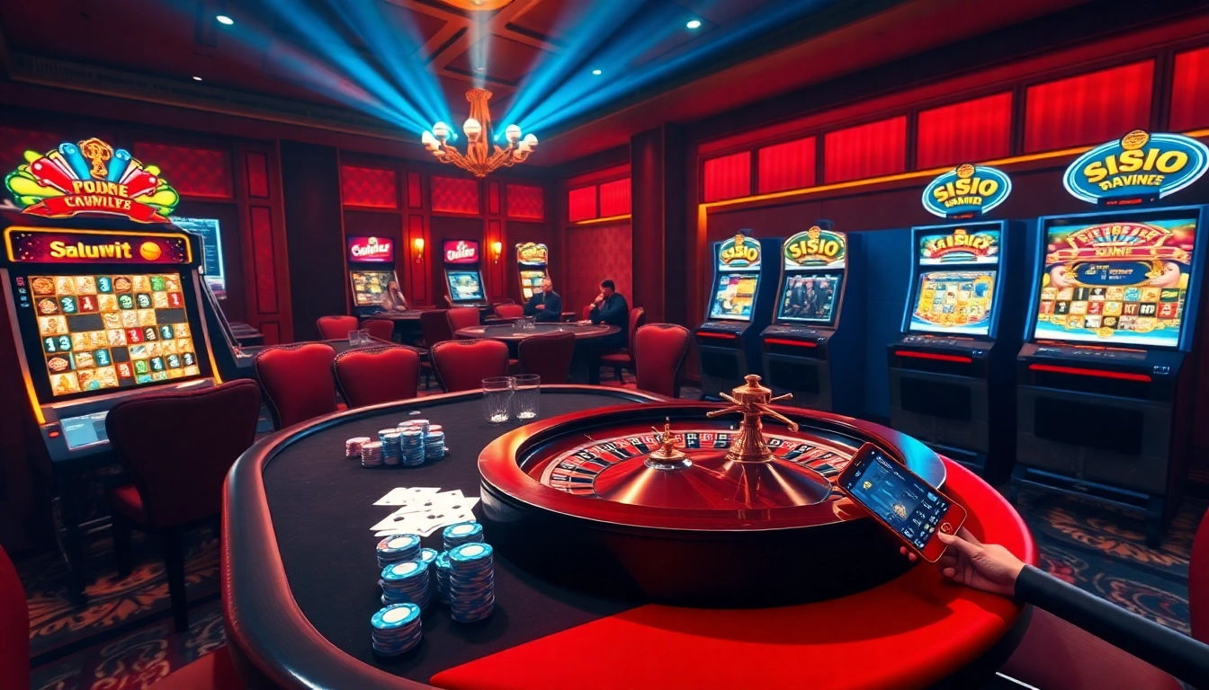 Experience the thrill of soibet ออนไลน์ with a vibrant casino atmosphere featuring exciting games and players.