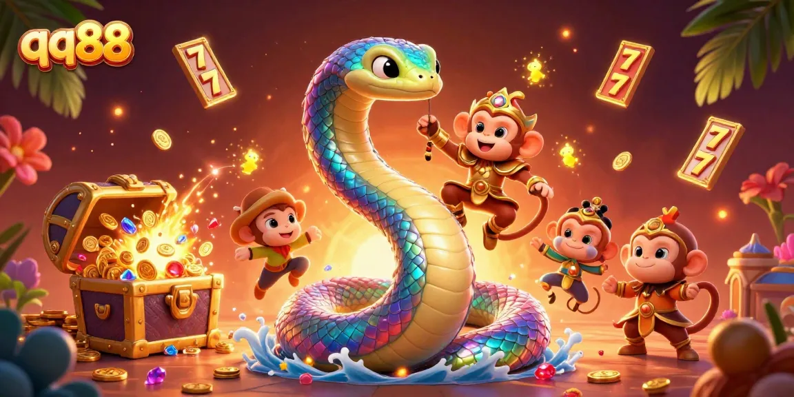 Engage with qq88's thrilling adventure through a vibrant casino realm filled with treasures and excitement.