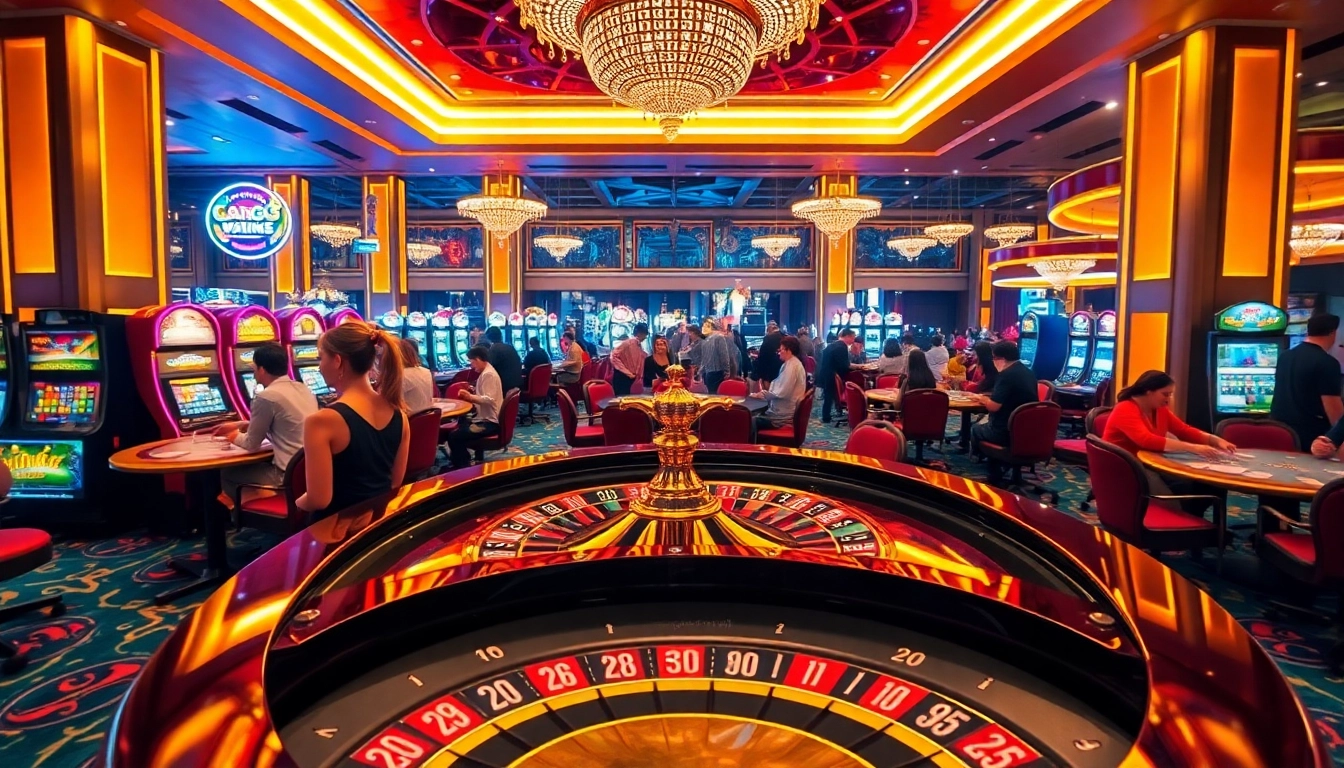 Players enjoy a thrilling gaming experience at https://mm88.agency/, featuring roulette, poker, and slot machines.