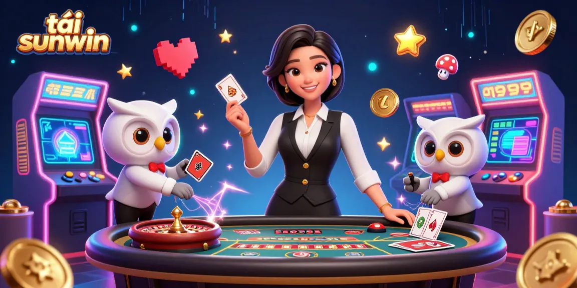 Tải sunwin and experience thrilling live casino games with our professional dealer in a vibrant setting.