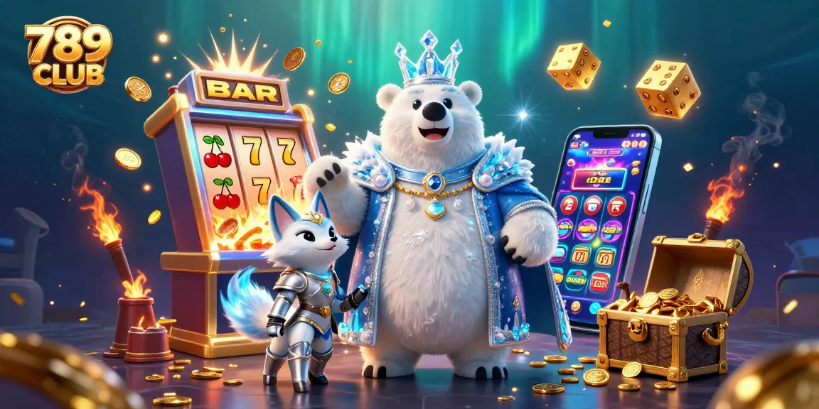 Play dynamic casino games at 789 CLUB with a thrilling jackpot scene and vibrant characters.