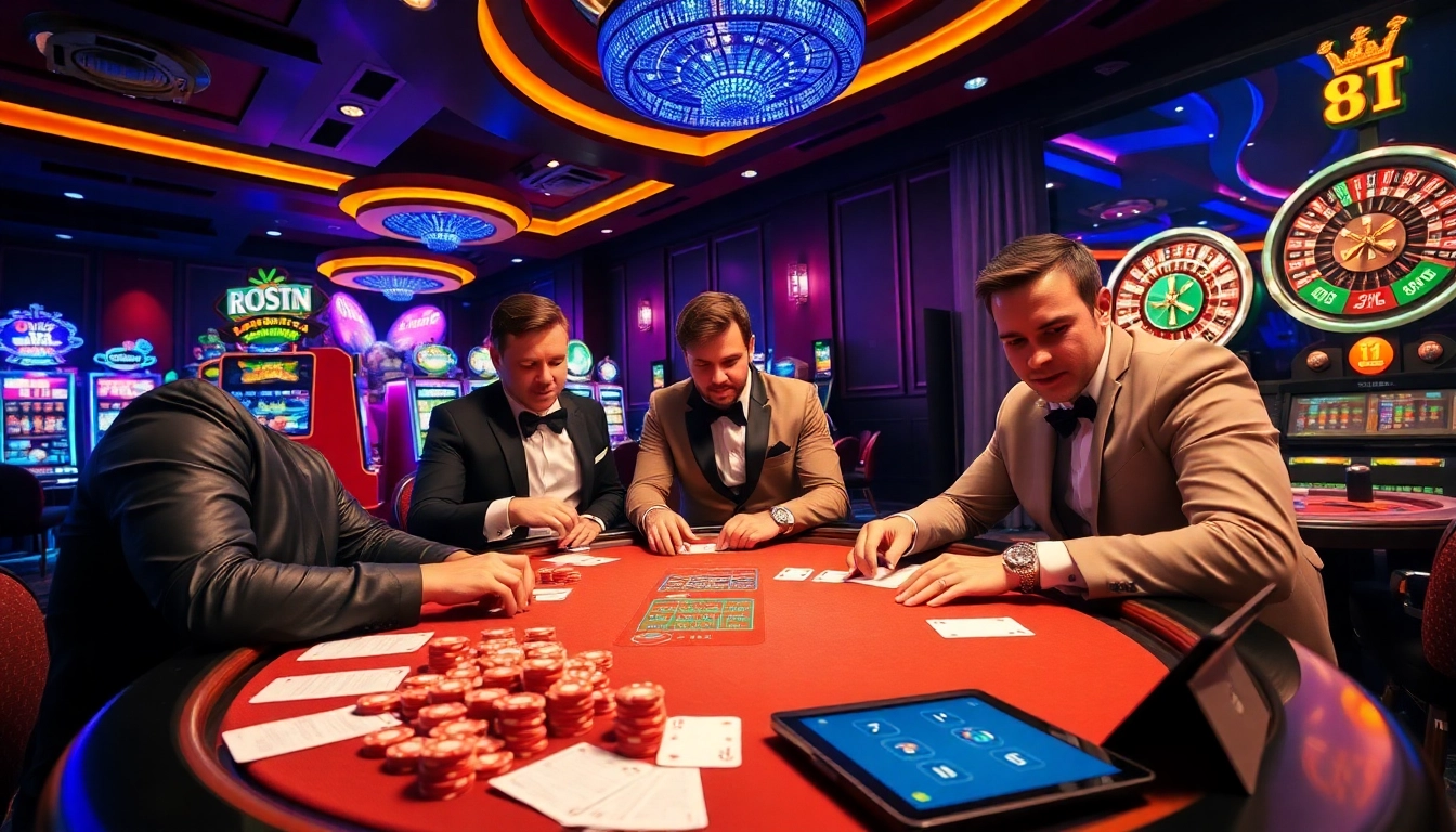 Engage with the thrilling casino experience at https://8kbet8.asia/ showcasing poker games and slot machines.