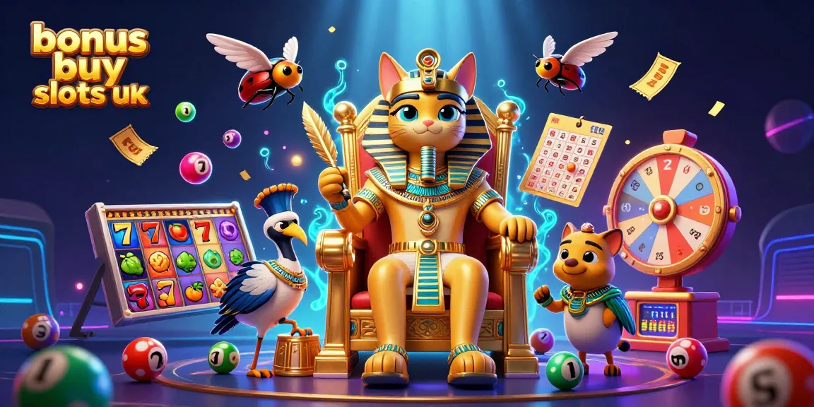 Engage with bonus buy slots uk in this vibrant 3D casino scene filled with thrilling gaming elements.