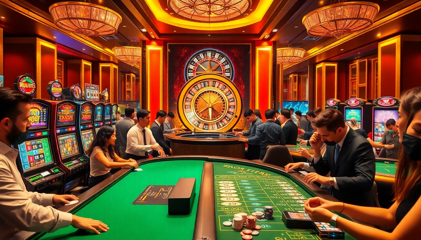 Experience the excitement of winning at https://888vv.co.com/ with dynamic gambling visuals of casino tables and players.