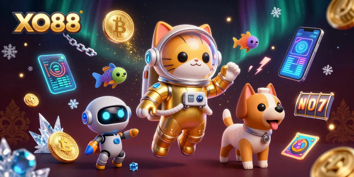 Engage with exciting games at XO88 featuring immersive gambling visuals and vivid animations.
