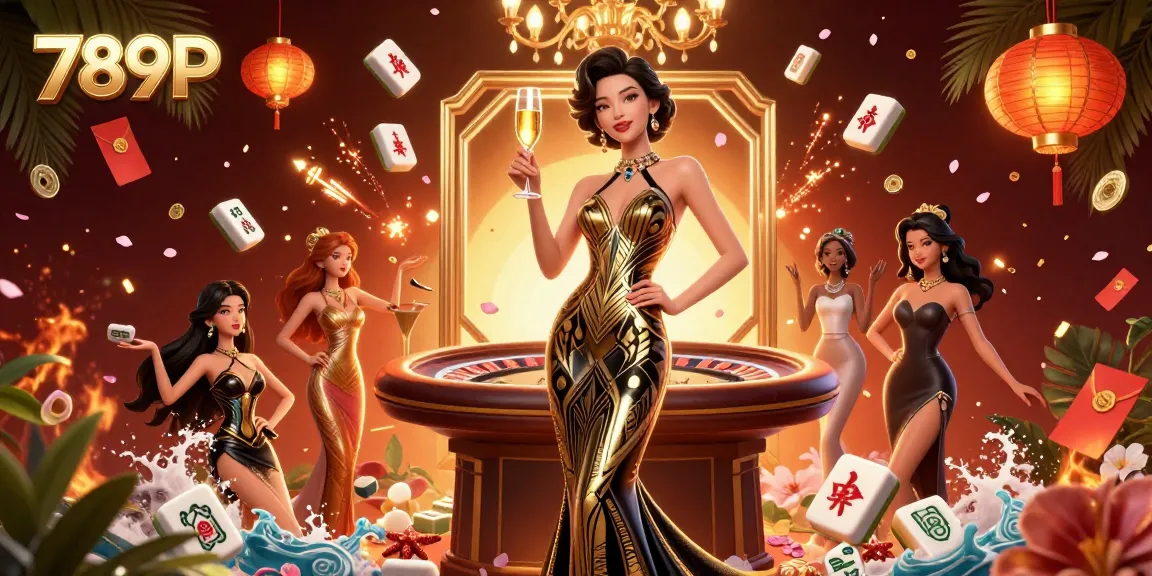Experience the glamour of 789P casino with vibrant game elements and stunning visuals.
