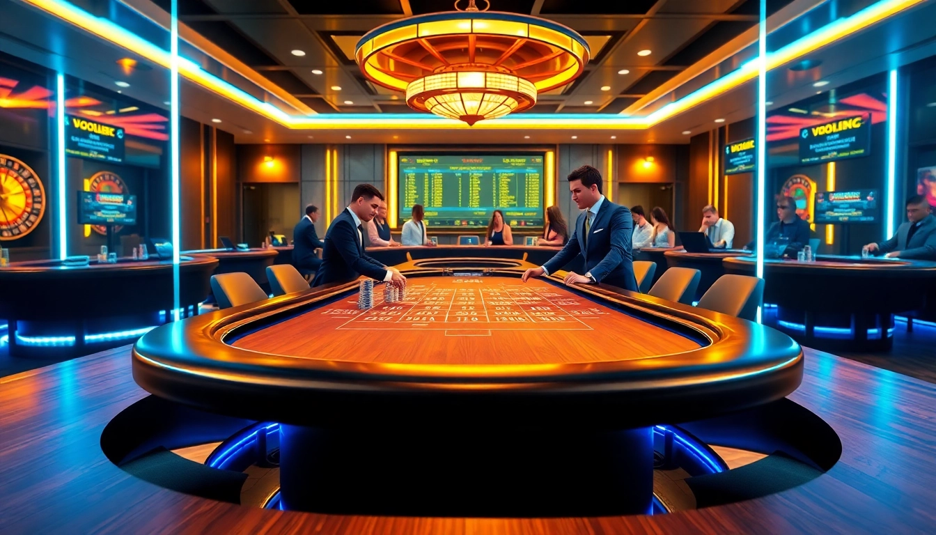 vaoluoitv connects players to an exciting online gambling experience with vibrant casino visuals.