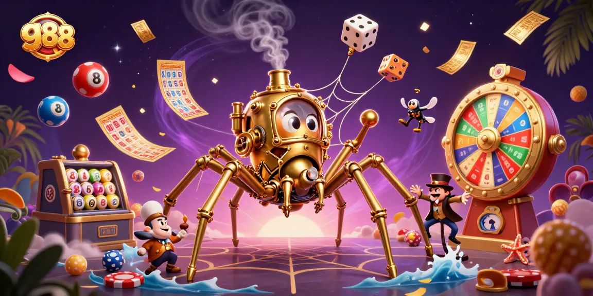Engage with go 88's unique steampunk themed casino experience featuring vibrant games and playful characters.