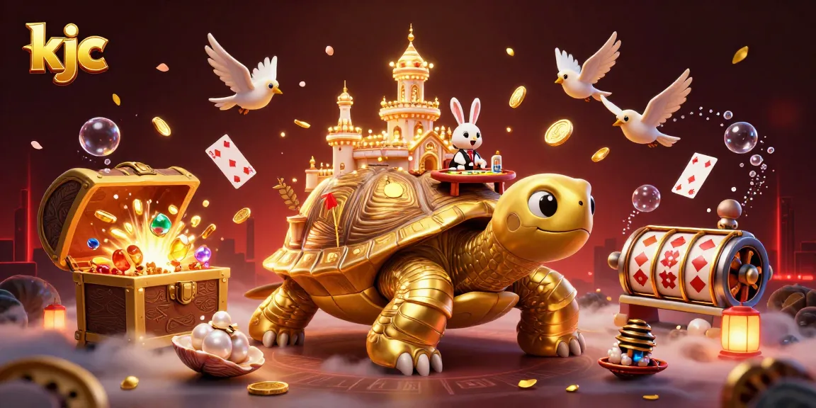 KJC brings excitement with a golden tortoise casino, where luck meets adventure in playful gaming!
