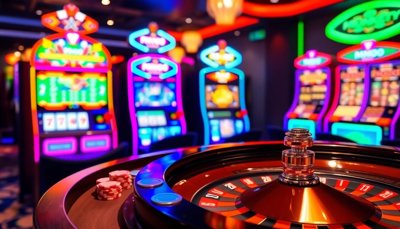 Experience high-stakes gaming at mmoo.de.com with thrilling casino tables and vibrant slot machines.