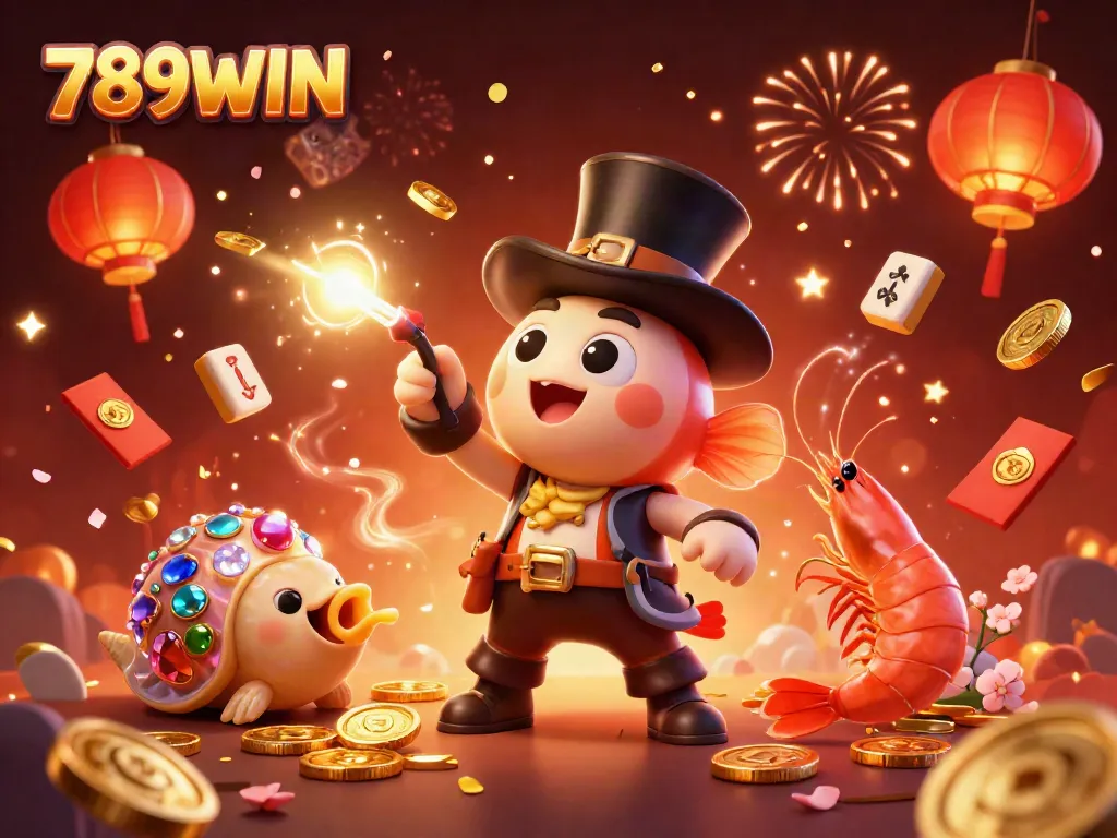 Experience the thrill of winning at 789WIN with captivating casino elements in a vibrant underwater scene.