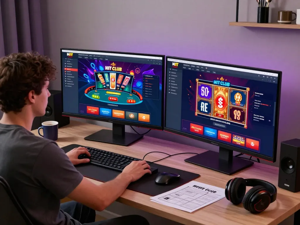 Dynamic online gaming at HIT CLUB with a focus on strategic gameplay and a vibrant interface