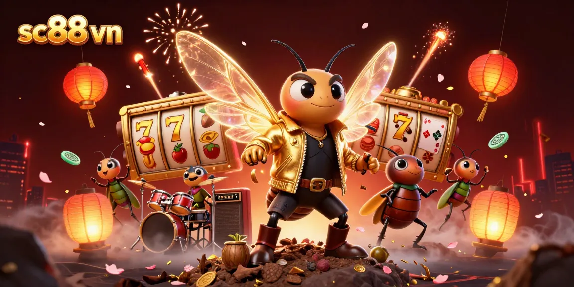 Experience thrilling action with sc88 vn's vibrant casino-themed illustration showcasing dynamic gaming elements.