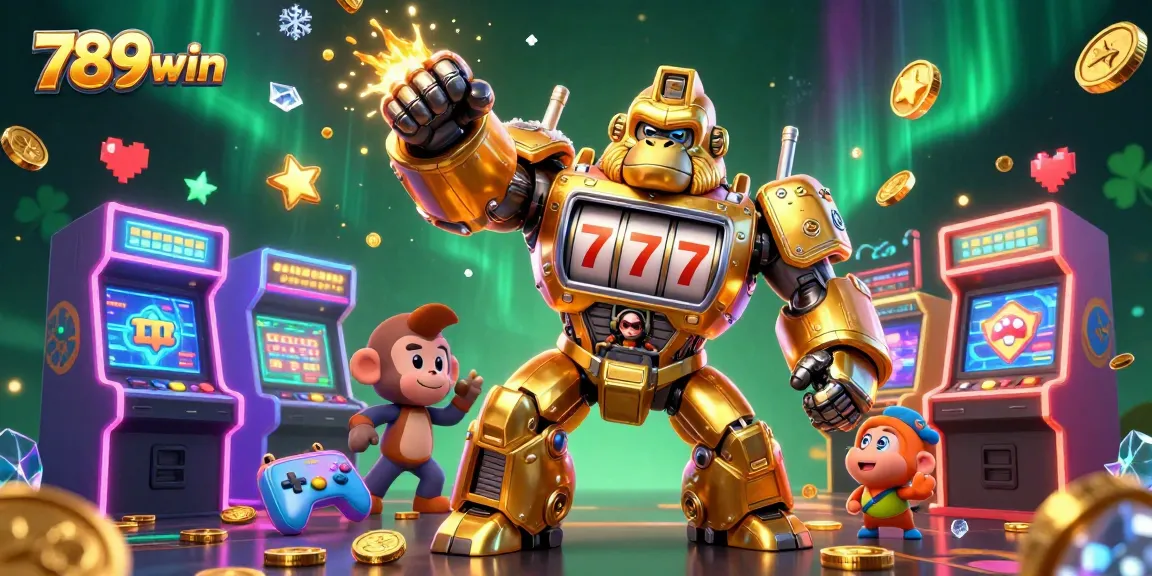 Experience slot adventures at 789win with vibrant characters and captivating casino elements in 3D.