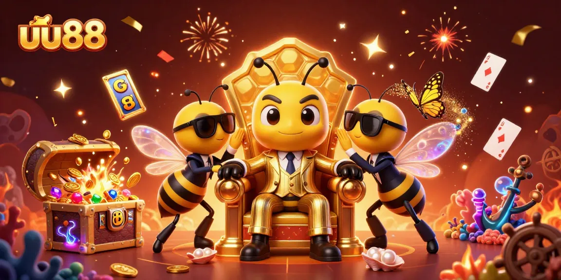 Win big at uu88 with the dynamic bumblebee mob boss and vibrant casino elements!