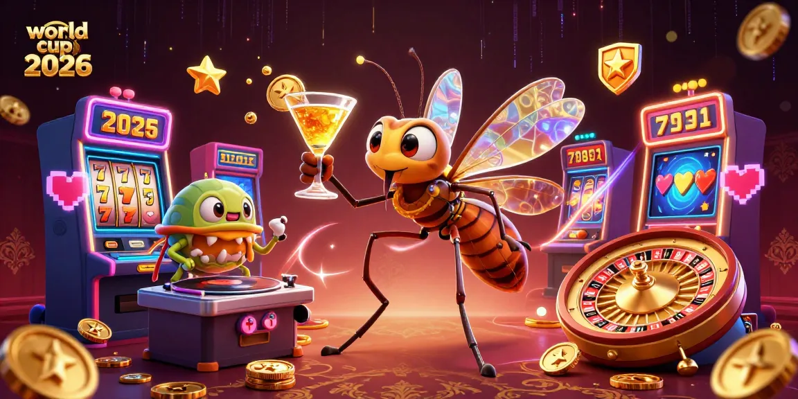 Engage with world cup 2026 through an animated casino scene featuring vibrant gaming elements.