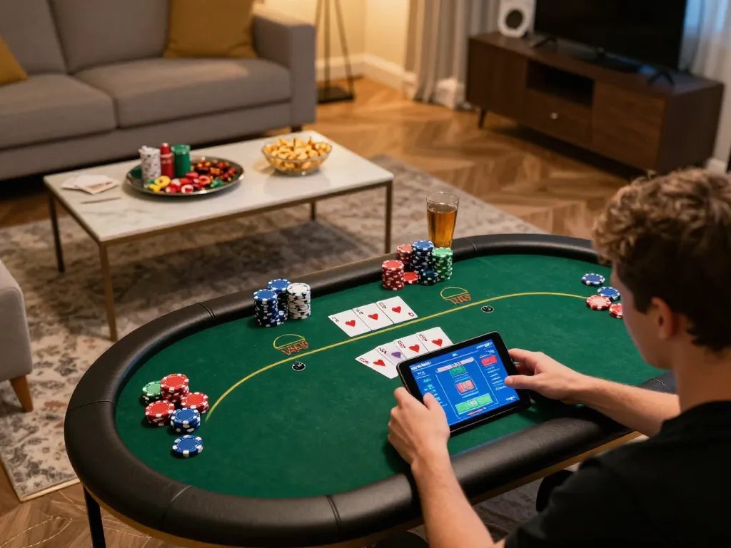 Experience the excitement of online poker gameplay at home with hay win strategy and comfort
