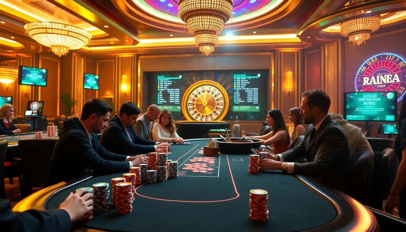 Engage with intense poker strategies at tintuceva.net in this vibrant casino scene.