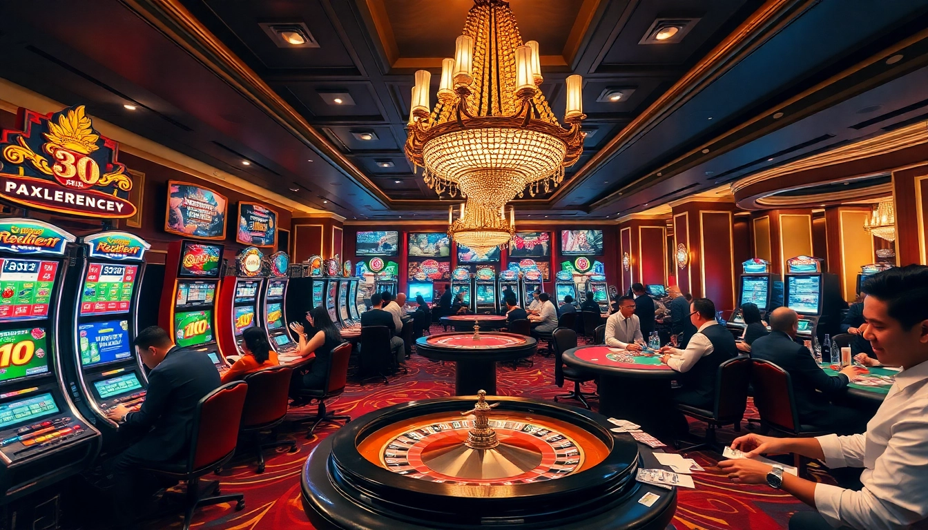 Experience thrilling casino games at https://789b.one/ with vibrant tables, chips, and players enjoying their bets.