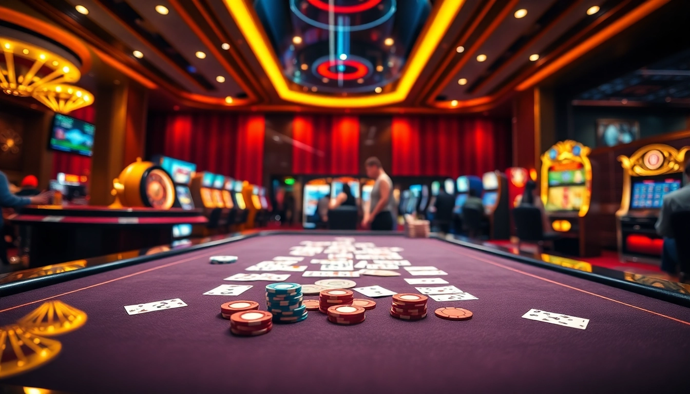 Experience the excitement of online gaming at rikvip.gb.net with vibrant casino tables and thrilling gameplay.