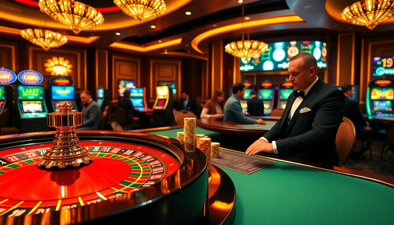 Experience luxury gaming at Nhà Cái RR88 with an exciting roulette wheel and poker action.