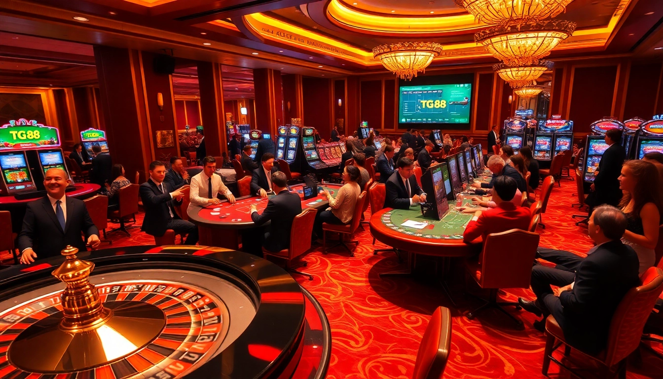 Experience the excitement of tg 88 casino gaming with vibrant tables and thrilling jackpots.