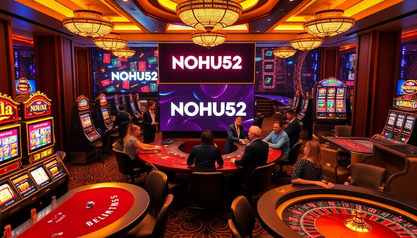 Experience the excitement of NOHU52 online casino with vibrant poker and slot games.