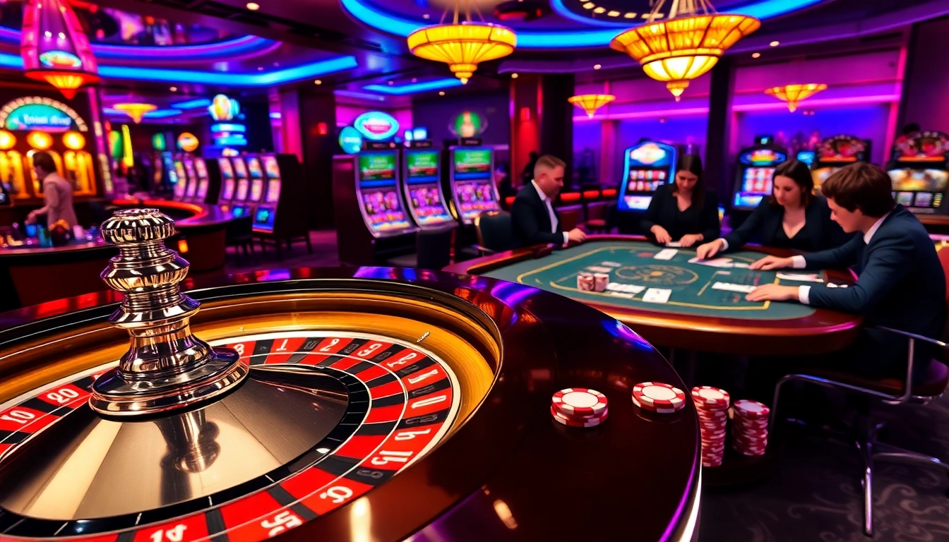 Experience the excitement of gambling at https://vin88zone.club/ with luxurious casino visuals featuring roulette, poker chips, and blackjack.